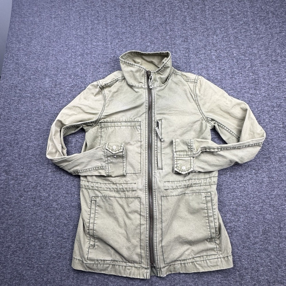 Madewell Womens Fleet Jacket Olive Green Size Small Utility Military Style Army